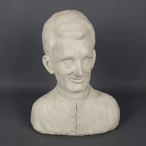 Scultura Busto Don Gnocchi Carlo In Gesso Preparatorio Statua Sacra XX Sec. - Imagen 1 de 12