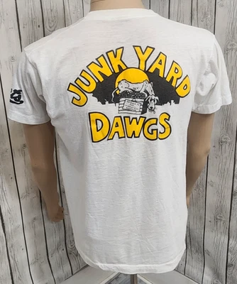 Camiseta De Colección Años 80 Junk Yard Dawgs Jets Perro Callejero Gráfico Camisa EE. UU. Pantalla Estrellas XL Foto 1 de 4