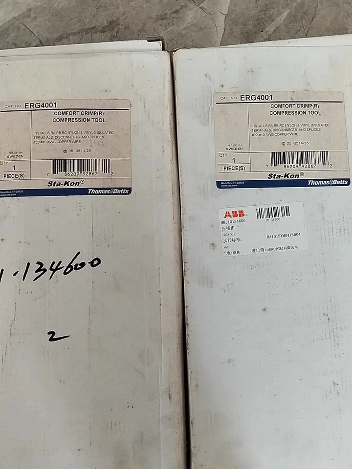 1PCS NEW ABB (Stakon) crimping pliers ERG4001  Expedited Shipping DHL - Image 1 of 3