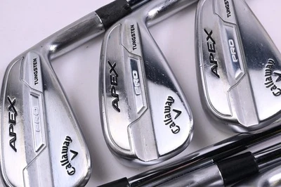 Callaway Apex Pro 21 Irons / 5-PW+GW / Stiff Flex Elevate MPH 115 Shafts - Image 1 of 4