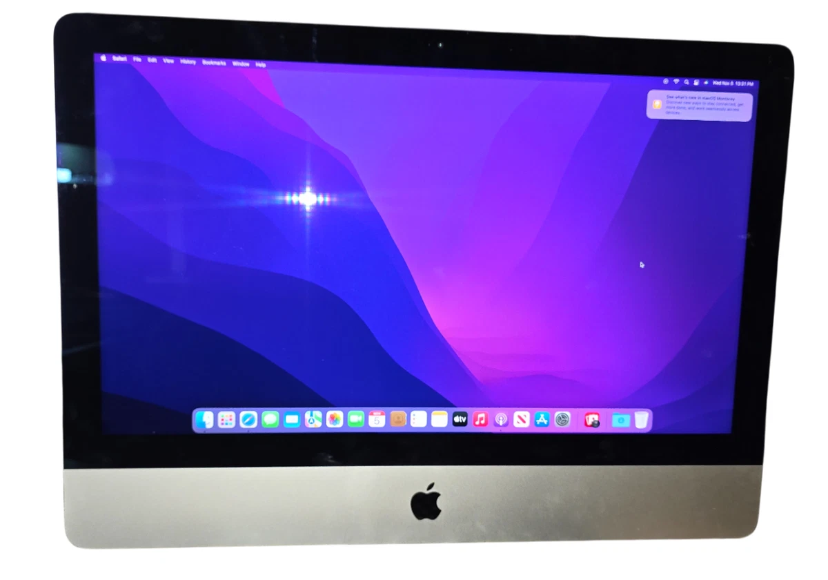 iMac 21.5インチ 4K 2015 i5/8GB/SSD480GB 2015 iMac with 1.6GHz Dual