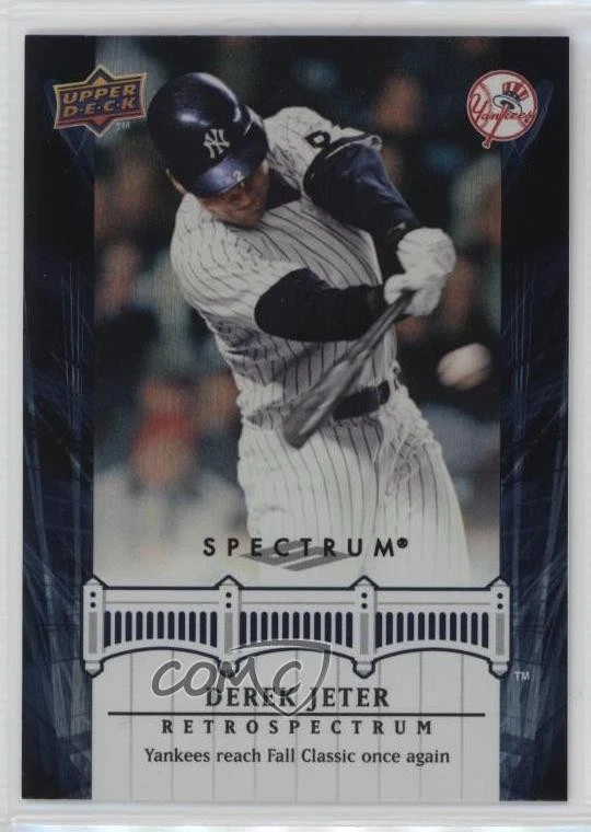 2008 Upper Deck Spectrum Derek Jeter Retrospectrum Derek Jeter #DJ39 HOF - Image 1 of 2