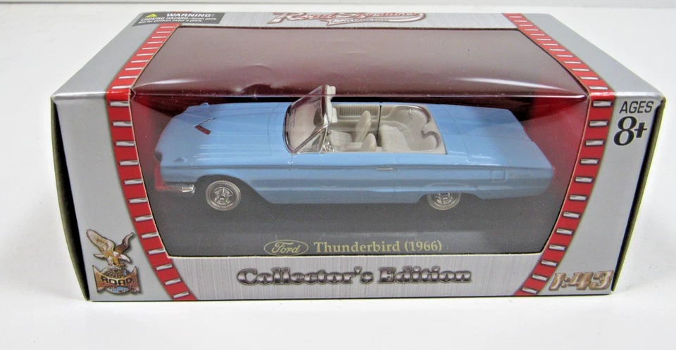 1/43 Ford Thunderbird Rot 1966 Yat Ming Die Cast Car #MC5 - Image 1 of 3