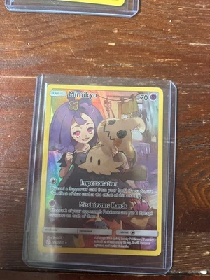 Mimikyu 245/236 Cosmic Eclipse Full Art Secret Rare Holo Pokemon Card LP - Image 1 of 4