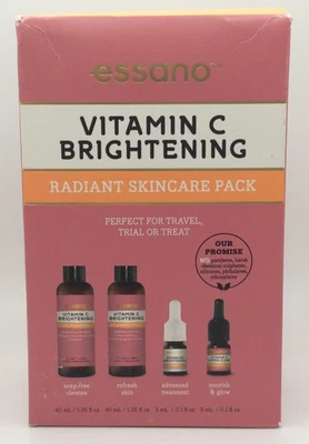 Essano Vitamin C Brightening Radiant Skincare Set Pack, Travel Size, NIB - Image 1 of 2