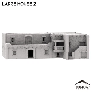 Casa Grande Española 2 - Old Wild Western Rush - Wild West Terrain Wargaming - Imagen 1 de 6