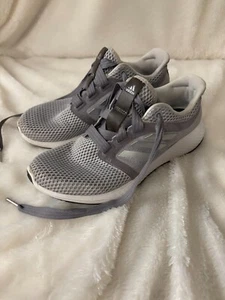 ADIDAS EDGE LUX WOMENS SIZE 6.5 RUNNING SHOES GRAY AND WHITE - Picture 1 of 6