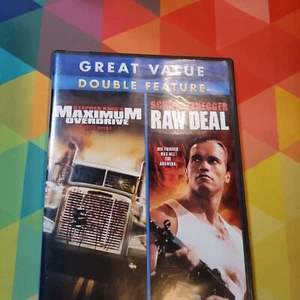 Maximum Overdrive / Raw Deal (DVD, 2009, 1-Disc) 1986 Horror & Action Double OOP - Picture 1 of 3