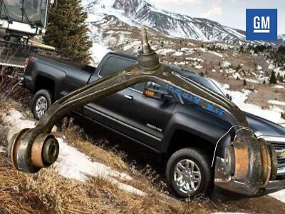 Braço de controle superior dianteiro destro passageiro Chevy Silverado 3500 2013 14 15 16 17 18 19 - Imagem 1 de 4