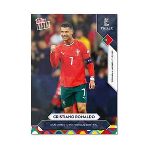 Cristiano Ronaldo Portugal - 2025 UEFA Nations League Topps NOW - Karte 1 - Bild 1 von 2