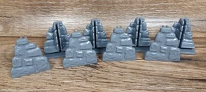1992 Dark World Board Game RPG Replacement Part Castle Cross Wall Clips (8) - Picture 1 of 4