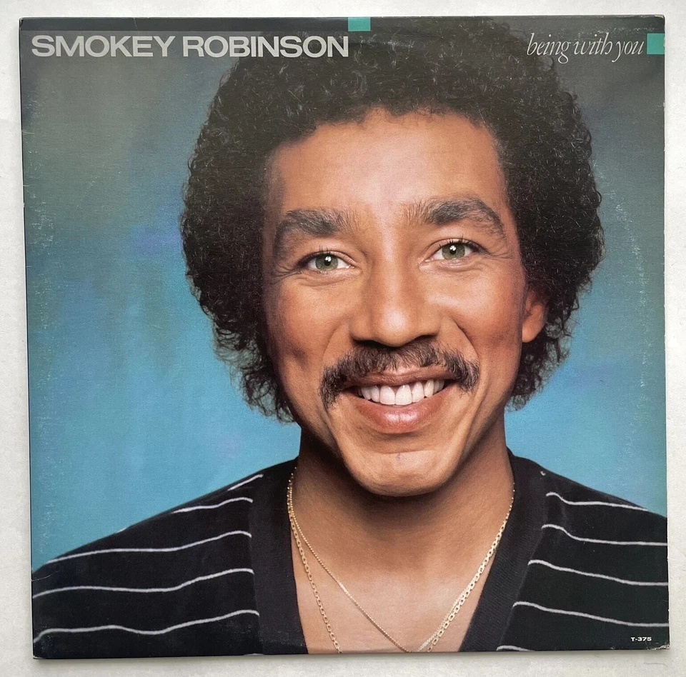 Smokey Robinson Vintage 80s Vinyl LP Being With You Tamla Motown Import Soul VG+ - Image 1 of 1