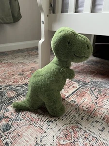 JELLYCAT London Fossily T Rex Green Dinosaur Plush Stuffed Animal Toy - Imagen 1 de 4