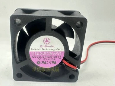 1 PCS   Bi-Sonic Fan BP402012H-03 DC12V 0.16A 40*20MM 2 wire  cooling fan - Image 1 of 3