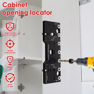 Shelf Pin Jig 1/4 Inch Aluminum Alloy Shelf Pin Drilling Guide Precise jejdr⇚ - Picture 1 of 12