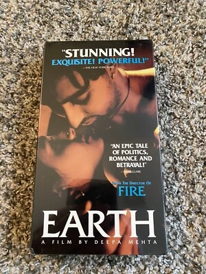 Earth (Rare Never Played Promo VHS Screener) Aamir Khan - New Sealed - Image 1 of 4