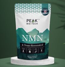 Peak Bio-Tech™ Pure NMN & Resveratrol Powder 10g (99%+) Anti-Aging NAD+ Uthever®