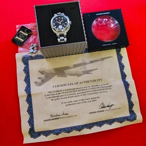 Chase Durer Bomber Command Chronograph Watch Rare B-52 Combat Part Medallion - Picture 1 of 12