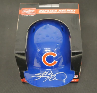 SAMMY SOSA SIGNED RAWLINGS MINI HELMET WITH JSA COA - CHICAGO CUBS - Image 1 of 3