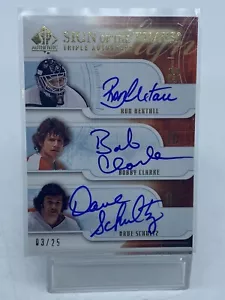 2008-09 SP Authentic Sign of the Times Triple Auto Clarke Schultz Hextall #/25! - Picture 1 of 2