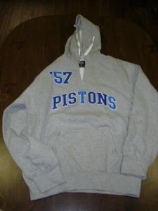 Detroit Pistons '57 Sweatshirt Hoodie New NWT Size L - Picture 1 of 3