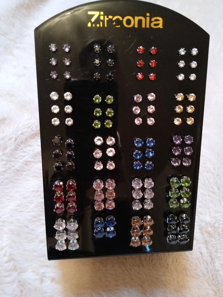 Earrings pink  studs 3 pair set 4.79 size: medium  - Image 1 of 1