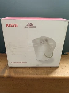Alessi Santa Margherita White Resin Wine Cooler Holds 2 Bottles Unique Design - Picture 1 of 4