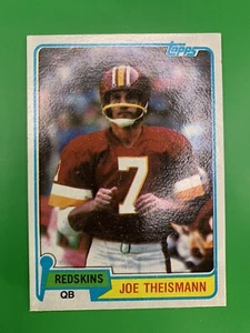 1981 Topps Joe Theismann Washington Redskins #165 - Picture 1 of 2