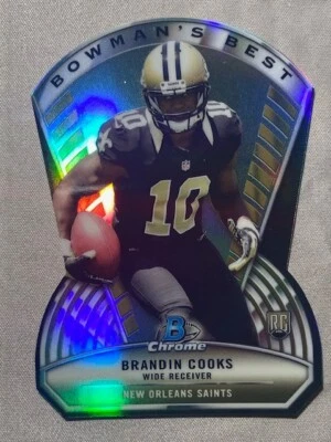 2014 年 Bowman Chrome - Bowman's Best Die-Cuts #BB-BC Brandin Cooks (RC) — 第 1/2 张图片