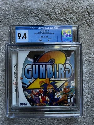 Gunbird 2 for Sega Dreamcast, Sealed - CGC 9.4 A - Image 1 of 4