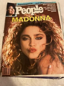 MADONNA PEOPLE MAGAZINE 1985 Like A Virgin/Virgin Tour Promo Ära Vintage - Bild 1 von 7