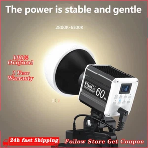 MAMEN 60W COB LED Video Light 2800K-6500K Handheld Outdoor Photography COB light - Picture 1 of 8