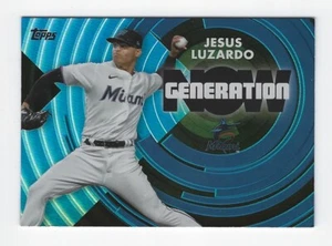 2022 Topps Update #87TBU-GN-79 Jesus Luzardo Generation Now Blue Parallel - Picture 1 of 2