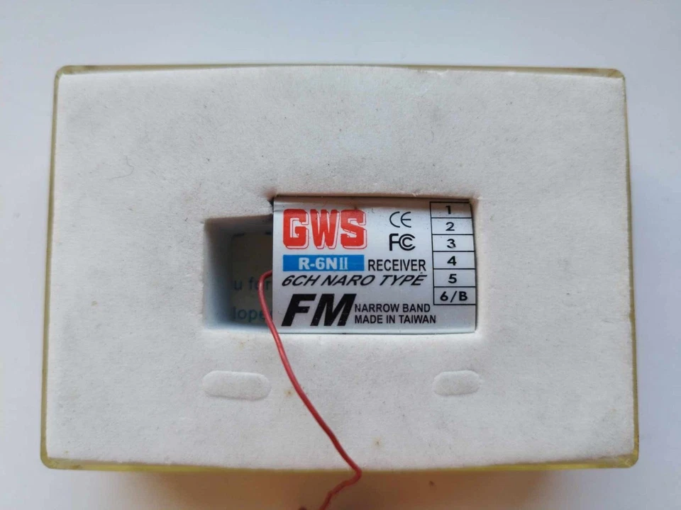 Receptor GWS R-6NII-H - 6 CANALES tipo Naro - micro receptor - FM RX Receiver - Image 1 of 1
