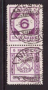 Lokalausgabe Niesky SZd 8 gestempelt Zusammendruck geprüft (21836) - Picture 1 of 1