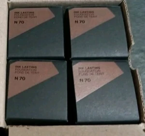 Avon X Face Shop Ink Lastng Liquid Foundation N70 DEEP Lot of 4-1oz Slim Fit NEW - Picture 1 of 6
