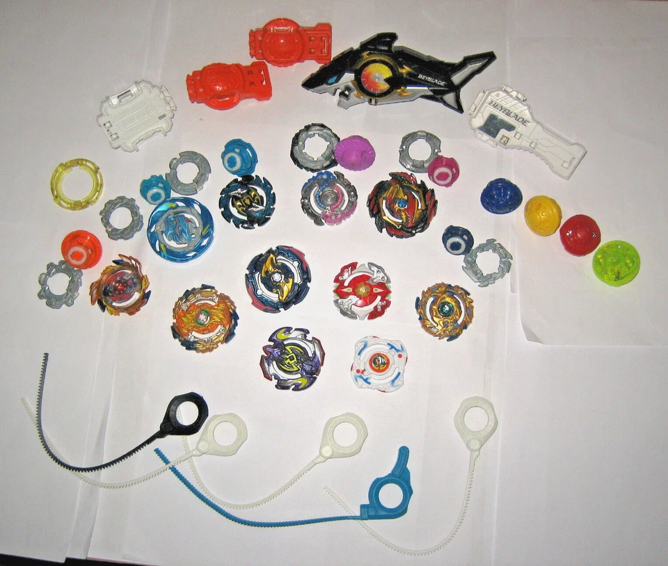 Beyblade Burst Blades  & Launchers Lot  Slingshock  Evolution Takara Tomy - Image 1 of 4