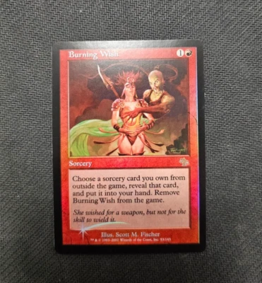 FOIL Burning Wish -  Judgment  MTG  Magic the Gathering  NM - Image 1 of 4