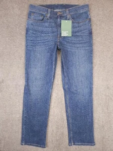 LL Bean Jeans Herren 32X39 Blue Beanflex Standard Fit Straight Leg Dark Wash NWT - Bild 1 von 14