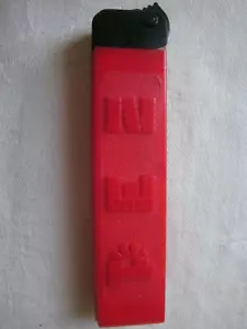 Vintage Pez Dispenser No Feet Red & Black Made In Austria 2.620.061 - Picture 1 of 16