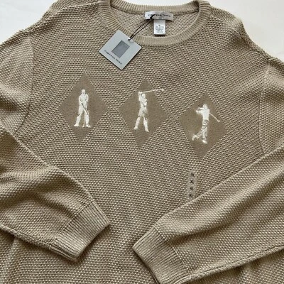 Suéter de colección de eslabones de ciprés de golf para hombre XL golf abuelo nuevo stock antiguo Foto 1 de 4