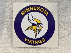 VINTAGE 1960's Minnesota Vikings Norse Logo 3 1/4 Inch Sticker, VERY COOL! - Picture 1 of 2