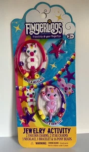 Fingerlings Unicorn Jewelry Activity Craft Set Necklace Bracelet Charms Easter - Picture 1 of 6