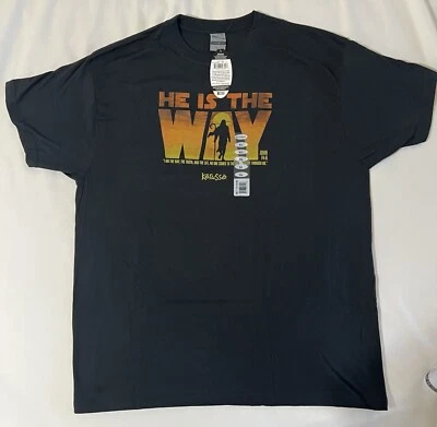 Camisa masculina gráfica Kerusso Jesus He Is The Way John 14:6 Bíblia Escritura GG - Imagem 1 de 4
