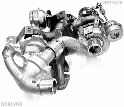 Turbocompresor Twinturbo Remanufacturado SAAB 9-3 1.9 TTiD 1000988005 (2007-2015) Foto 1 de 3