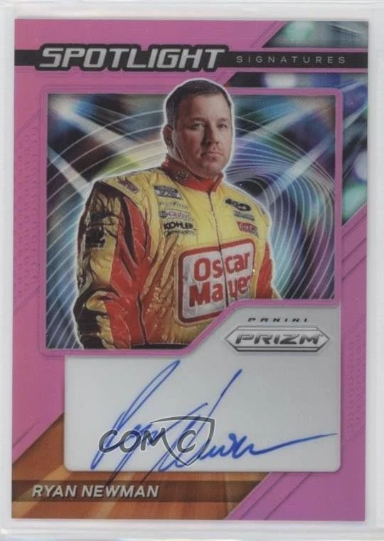2021 Panini Prizm Spotlight Signatures Pink Prizm /50 Ryan Newman #SS-RN Auto - Image 1 of 2