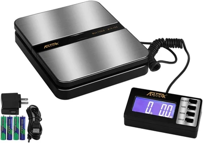150LB X 0.1 OZ Extended Display Digital Shipping Postal Scale with AC Ad - Image 1 of 4