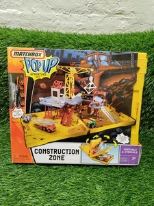 Matchbox Pop Up Adventure Set Construction Zone, 2005, New - Picture 1 of 2