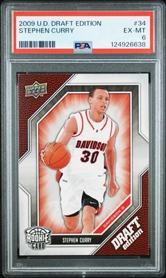 2009 Upper Deck Draft Edition #34 Stephen Curry (PSA 6) - Image 1 of 2