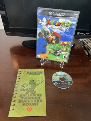 Mario Golf: Toadstool Tour (Nintendo GameCube 2003) Target Bullseye NO MANUAL - Image 1 of 4